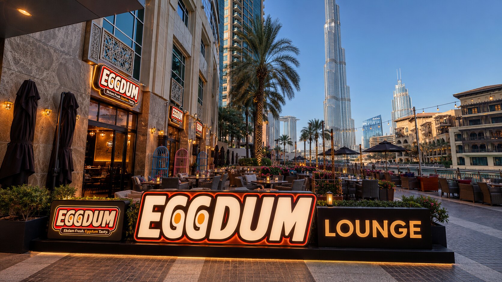 EGGDUM company-owned outlet in Dubai, United Arab Emirates.